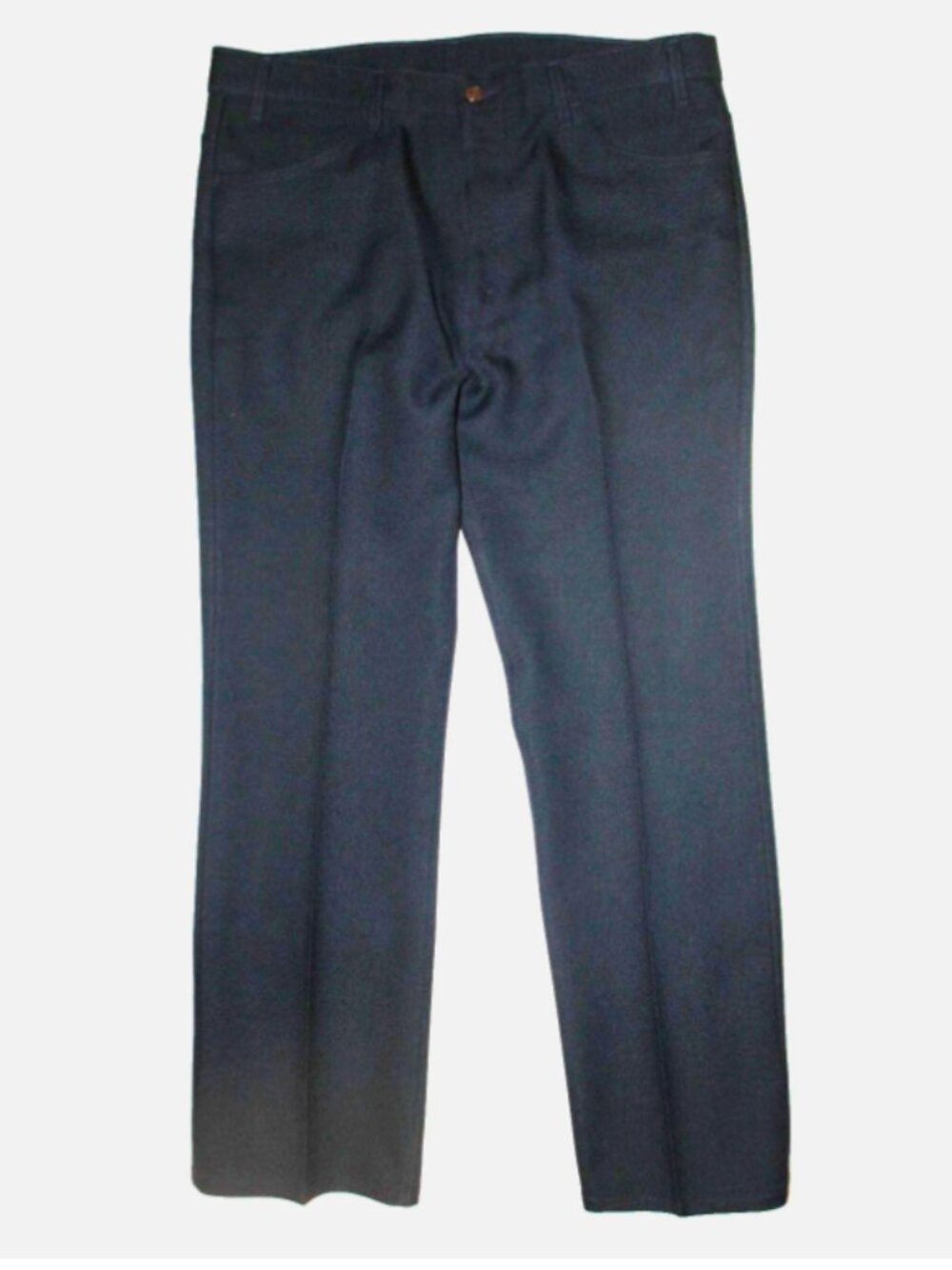 Men's Levi's 614 Sta-Prest Action Slacks Waist 40 L 32 Black Dacron Pants